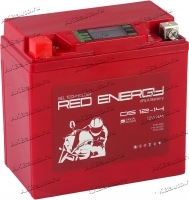 Аккумулятор для мотоцикла и скутера Red Energy DS 1214 12V 14 А/ч 205 A прям. пол. залит/заряжен YTX14-BS, YTX14H-BS, YTX16-BS, YB16B-A (151x88x147) купить в Москве по цене 3500 рублей - АКБАВТО