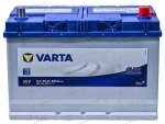 Аккумулятор автомобильный Varta Blue Dynamic Asia G7 95 А/ч 830 A обр. пол. Азия авто (306x173x225) 595404 с бортиком