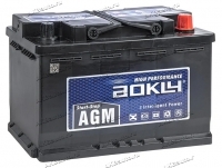 Аккумулятор автомобильный Aokly AGM 80 А/ч 780 А обр. пол. Евро авто (315x175x190) VRL4 купить в Москве по цене 13450 рублей - АКБАВТО