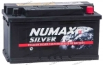 Аккумулятор автомобильный Numax Silver 58539 85 А/ч 750 А обр. пол. низкий Евро авто (315х175х175)