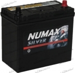 Аккумулятор автомобильный Numax Silver 75B24L 58 А/ч 510 А обр. пол. тонкие клеммы Азия авто (238х129х225)