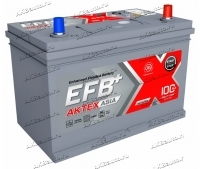 Аккумулятор автомобильный АкТех EFB Asia D31L 100 А/ч 930 А обр. пол. Азия авто (306x173x225) с бортиком купить в Москве по цене 11700 рублей - АКБАВТО