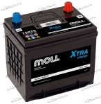 Аккумулятор автомобильный Moll XTRA D26R 75 А/ч 750 А прям. пол. Азия авто (260х173х225) 75075 с бортиком