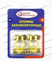 Клемма АКБ GT-BT302 10/100 зажим 2 болта M5, цинк - 2шт купить в Москве по цене 320 рублей - АКБАВТО
