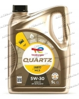 Масло моторное синтетика Total Quartz Ineo MC3 5W30 5л купить в Москве по цене 5300 рублей - АКБАВТО