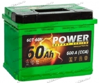 Аккумулятор автомобильный POWER 60 А/ч 600 А обр. пол. Евро авто (242x175x190) 2021 купить в Москве по цене 3800 рублей - АКБАВТО