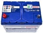 Аккумулятор автомобильный Bosch Asia Silver S4027 70 А/ч 630 A прям. пол. Азия авто (261x175x220) с бортиком