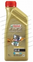 Масло моторное синтетическое Castrol EDGE Turbo Diesel 5W40 1л купить в Москве по цене 780 рублей - АКБАВТО