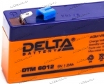Аккумулятор для ИБП и прочего электрооборудования Delta DTM 6012 6V 1,2 А/ч (97х24х58) AGM