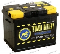 Аккумулятор автомобильный TYUMEN BATTERY STANDARD 55 А/ч 525 А обр. пол. Евро авто (242x175x190) купить в Москве по цене 5500 рублей - АКБАВТО