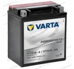 Аккумулятор для мотоцикла и скутера VARTA POWERSPORTS AGM 14 А/ч 220 А прям. пол. с/зар. с эл. YTX16-4, YTX16-BS (150х87х161) 514902022