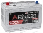 Аккумулятор автомобильный Arnezi JIS 100 А/ч 820 А прям. пол. D31R Азия авто (306х173х225) с бортиком E1191001