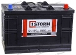 Аккумулятор автомобильный Storm Professional 125 А/ч 1100 А обр. пол. груз. Евро авто (350х175х230)