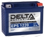 Аккумулятор для мотоцикла и скутера Delta EPS 1220 12V 23 А/ч 360 А обр. пол. залит/заряжен YTX24HL-BS (206x87x163) GEL