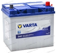 Аккумулятор автомобильный Varta Blue Dynamic Asia D47 60 А/ч 540 A обр. пол. Азия авто (232x173x225) 560410 без бортика купить в Москве по цене 11100 рублей - АКБАВТО