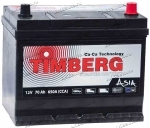 Аккумулятор автомобильный Timberg Asia 70 А/ч 650 А обр. пол. Азия авто (260x173x225) с бортиком