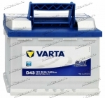 Аккумулятор автомобильный Varta Blue Dynamic D43 60 А/ч 540 A прям. пол. Росс. авто (242x175x190) 560127