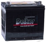 Аккумулятор автомобильный Delkor 90D23L 70 А/ч 600 А обр. пол. Азия авто (230х173х225) с бортиком
