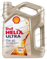 Масло моторное синтетическое Shell Helix Ultra 5W40 4л купить в Москве по цене 3950 рублей - АКБАВТО