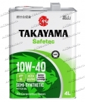 Масло моторное TAKAYAMA Safetec 10W-40 A3/B4 API SL 605591 4л