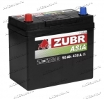 Аккумулятор автомобильный Zubr Premium Asia 50 А/ч 430 А прям. пол. тонк. кл. Азия авто (237x127x225) ZPA501 2023