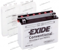 Аккумулятор для мотоцикла и скутера Exide Conventional 16 А/ч 175 А обр. пол. с/зар. с эл. EB16AL-A2 (202х70х169) YB16AL-A2 купить в Москве по цене 5700 рублей - АКБАВТО