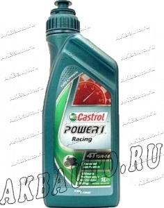 Масло мото 4-тактное синтетическое Castrol Power 1 Rasing 4T 10W50 1л купить в Москве по цене 690 рублей - АКБАВТО