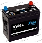 Аккумулятор автомобильный Moll XTRA B24RS 50 А/ч 460 А прям. пол. толст кл. Азия авто (237х128х220)