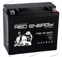 Аккумулятор для мотоцикла и скутера Red Energy RS 12201 12V 20 А/ч 280 A обр. пол. залит/заряжен YTX20L-BS, YTX20HL-BS, YB16L-B, YB18L-A (177x88x154) AGM купить в Москве по цене 4050 рублей - АКБАВТО