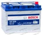 Аккумулятор автомобильный Bosch Asia Silver S4026 70 А/ч 630 A обр. пол. Азия авто (261x175x220) с бортиком