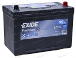 Аккумулятор автомобильный Exide Premium 95 А/ч 800 А обр. пол. EA954 Азия авто (306x173x225) с бортиком 2021г