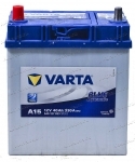 Аккумулятор автомобильный Varta Blue Dynamic Asia A15 40 А/ч 330 A прям. пол. Азия авто (187x127x227) 540127 без бортика