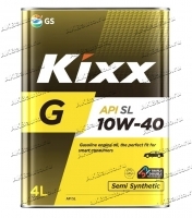 Масло моторное полусинтетика KIXX G 10W40 SL/CF 4л купить в Москве по цене 2300 рублей - АКБАВТО