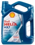 Масло моторное полусинтетическое Shell Helix HX7 5W40 4л