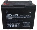 Аккумулятор для мото и гидро техники UPLUS High Perfomance AGM 19 А/ч 250 А прям. пол. залит/заряжен EBU1-4-1 (195x125x176) 12N24-4 522450