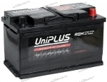 Аккумулятор автомобильный Uniplus Start-Stop AGM 80 А/ч 800 А обр. пол. Евро авто (315x175x190)
