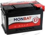 Аккумулятор автомобильный Monbat Dynamic 77 А/ч 640 А обр. пол. Евро авто (278x175x190)