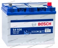 Аккумулятор автомобильный Bosch Asia Silver S4026 70 А/ч 630 A обр. пол. Азия авто (261x175x220) с бортиком купить в Москве по цене 7350 рублей - АКБАВТО