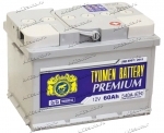 Аккумулятор автомобильный TYUMEN BATTERY PREMIUM 60 А/ч 540 А обр. пол. низкий Евро авто (242x175x175)