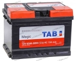 Аккумулятор автомобильный TAB Magic 62 А/ч 600 А обр. пол. низкий Евро авто (242x175x175) 56249