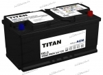 Аккумулятор автомобильный TITAN AGM 105 А/ч 960 А обр. пол. Евро авто (394x175x190) 6СТ-105.0 VRLA