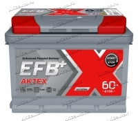 Аккумулятор автомобильный АкТех EFB 60 А/ч 610 A обр. пол. Евро авто (244x175x190) купить в Москве по цене 8500 рублей - АКБАВТО