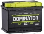 Аккумулятор автомобильный Dominator 62 А/ч 620 A обр. пол. Евро авто (242x175x190)