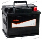 Аккумулятор автомобильный Delkor Euro 65 А/ч 640 А обр. пол. 56513 Евро авто (242х175х190)