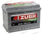 Аккумулятор автомобильный Zubr Premium 80 А/ч 780 А обр. пол. Евро авто (278х175х190) ZLN3080P078ZU0X 2021г