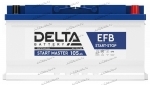 Аккумулятор автомобильный DELTA Start Master EFB 105 А/ч 950 А обр. пол. Евро авто (393x175x190) 12105