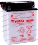 Аккумулятор для мотоцикла и скутера Yuasa YuMicron 14 А/ч 190 А прям. пол. с/зар. без эл. YB14A-A1 (134х89х176)