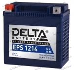 Аккумулятор для мотоцикла и скутера Delta EPS 1214 12V 14 А/ч 240 A прям. пол. залит/заряжен YTX14H-BS (151х88х147) GEL