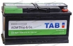 Аккумулятор автомобильный TAB AGM Stop&Go 95 А/ч 850 А обр. пол. Евро авто (353x175x190) 213090