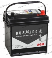 Аккумулятор автомобильный Bushido AGM D23L 65 А/ч 620 А обр. пол. Азия авто (232x173x225) S55D23L с бортиком купить в Москве по цене 16900 рублей - АКБАВТО